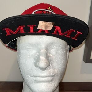 Miami Heat NBA Hardwood Classic SnApback Knit Ski Snowboard Beanie Winter Cap-2